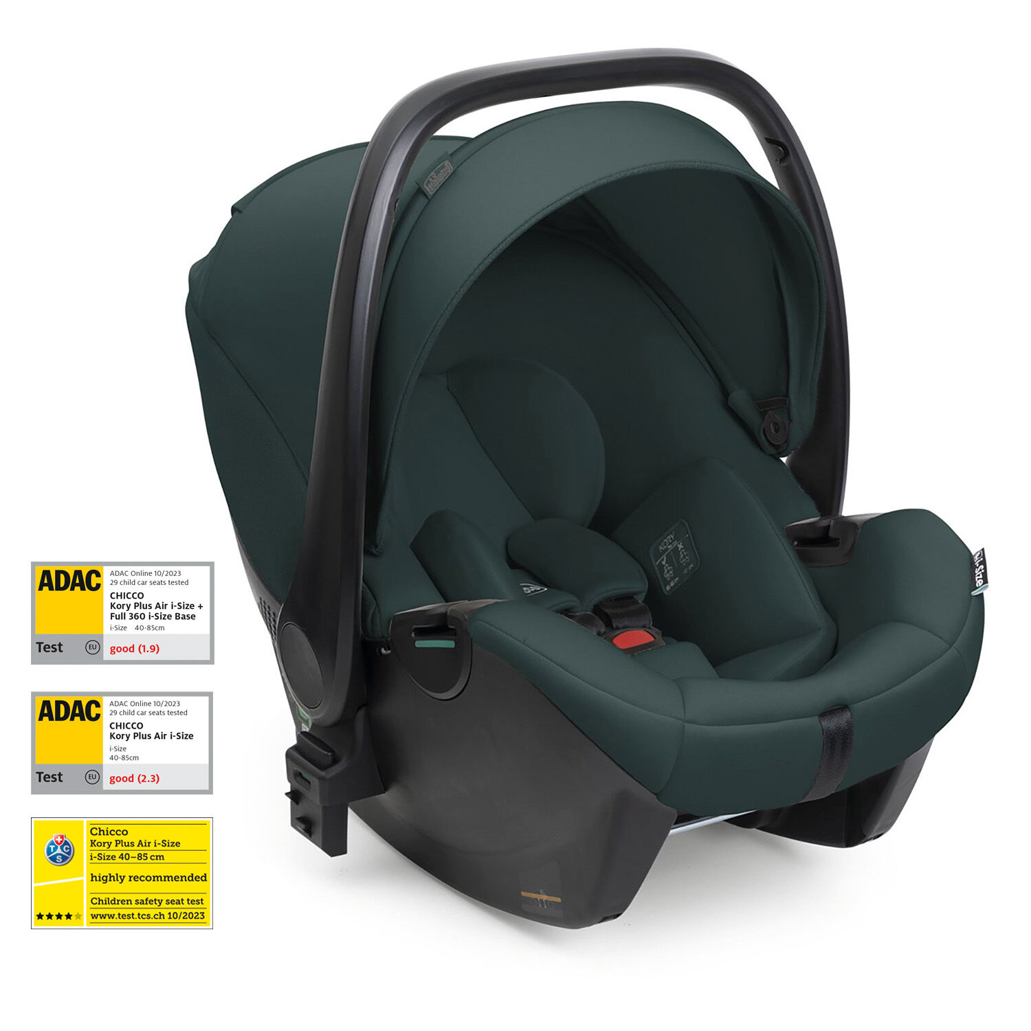 Chicco Kory Plus i-Size Car Seat for Children 40-85 cm Fir Tree