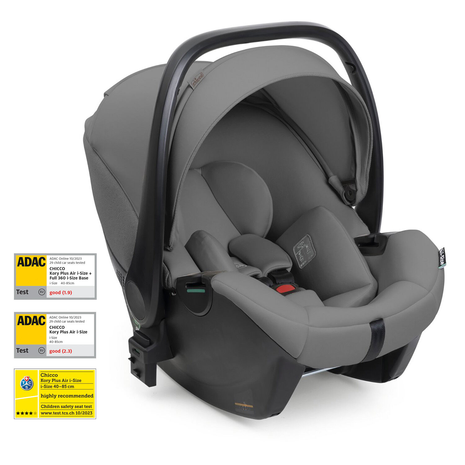 Chicco Καθισματάκι Αυτοκινήτου Kory Plus i-Size για Παιδί 40-85 cm Lunar Rock 