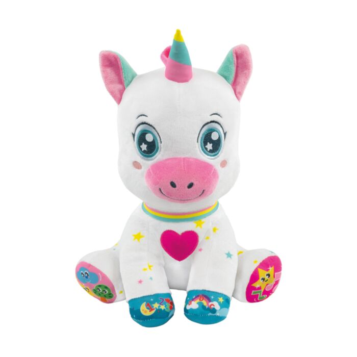 Baby Clementoni Educational Baby Toddler Interactive Plush Unicorn For 6+ Months