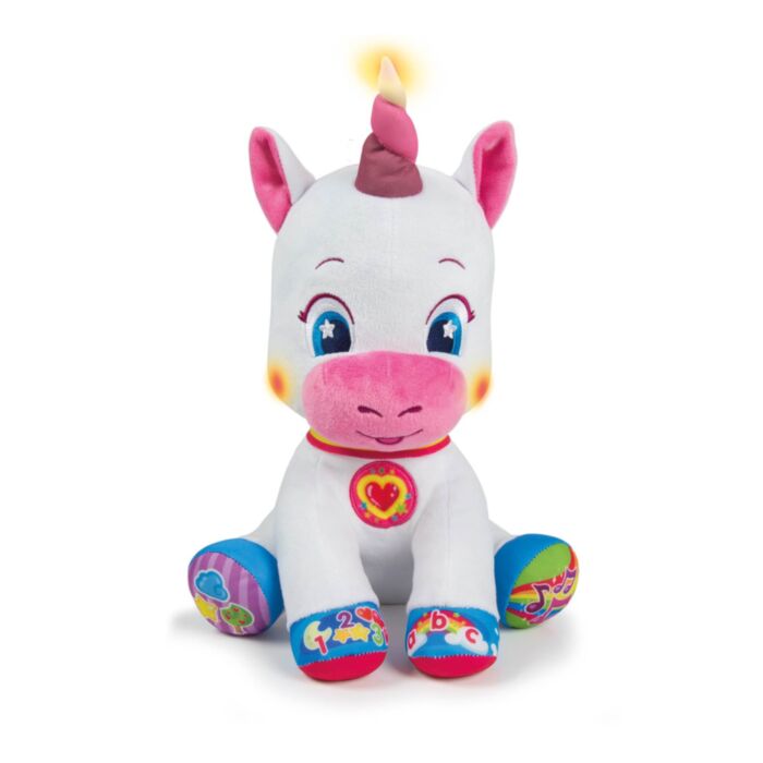 Baby Clementoni Educational Baby Toddler Interactive Plush Unicorn For 6+ Months