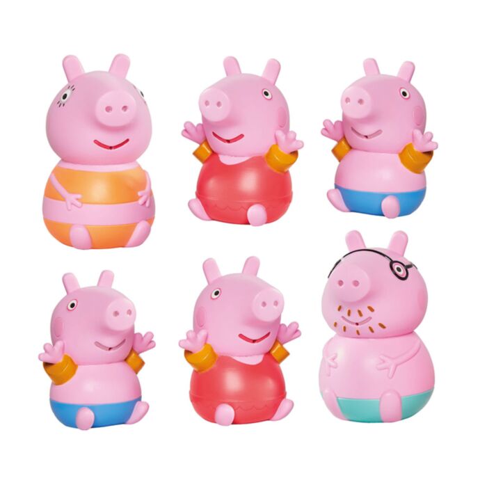 Tomy Toomies Βρεφικό Παιχνίδι Μπάνιου Οικογένεια Peppa Pig Squirters Για 18+ Μηνών