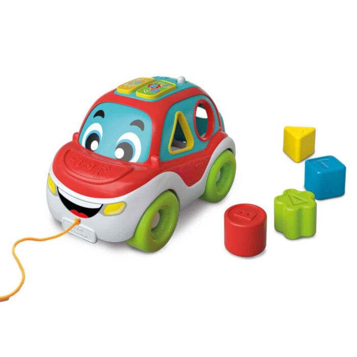 Baby Clementoni Educational Baby Toddler Car Shape Sorter For 9+ Months