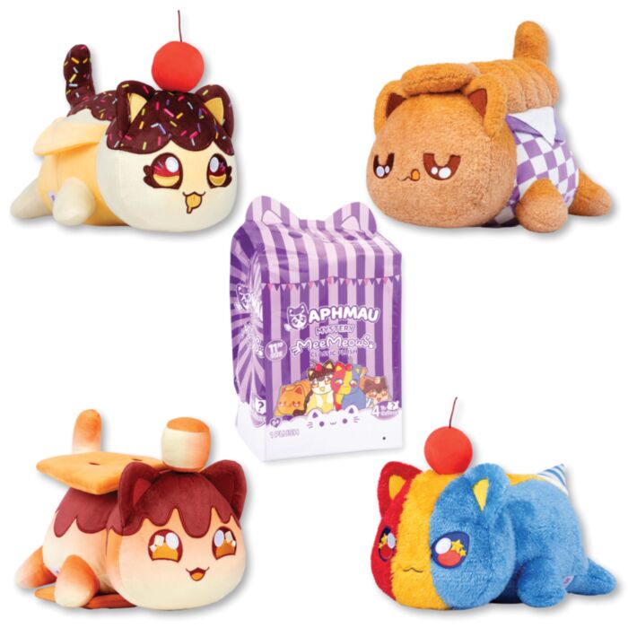 Aphmau Carnival Treats MeeMeow Plush Figure 28cm For Ages 5+