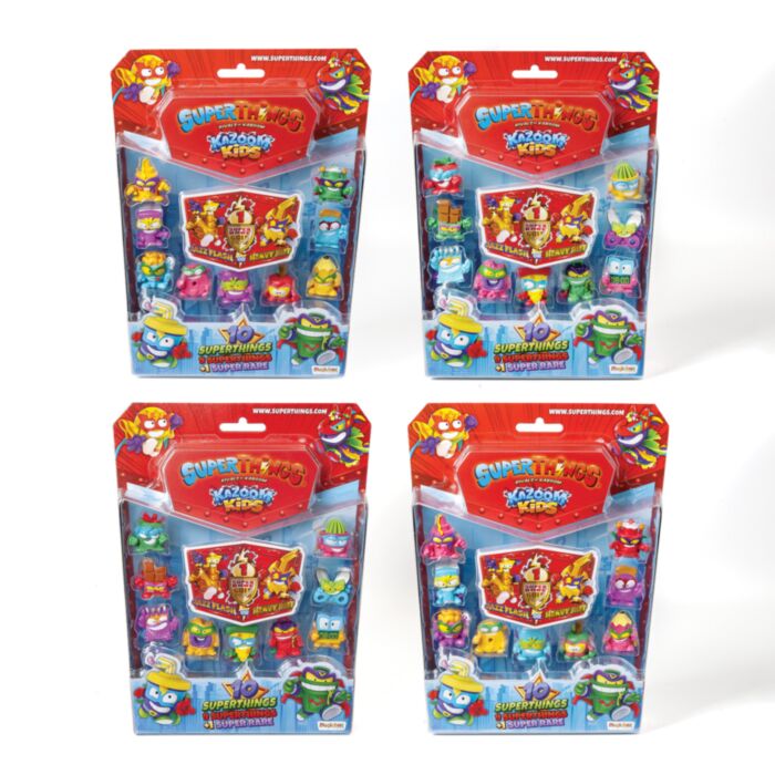 Superthings Kazoom Kids Blister 9 + 1 Collectible Figures For Ages 3+