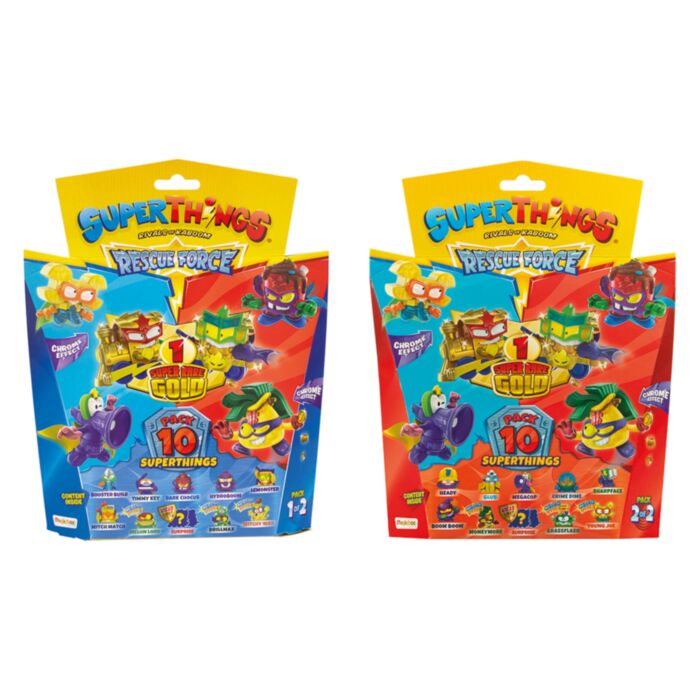 Superthings Rescue Force Blister  9+1 Collectible Figures For Ages 4+