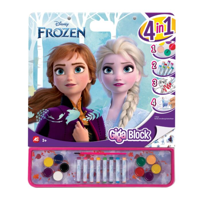 Giga Block Drawing Set Disney Frozen 4 In 1 For Ages 3+