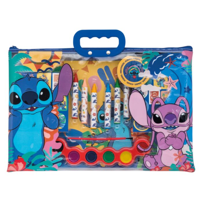 AS Drawing Set Disney Stitch Transparent Bag For Ages 3+