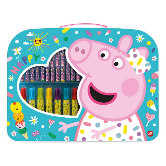 AS Art Case Σετ Ζωγραφικής Peppa Pig Για 3+ Χρονών