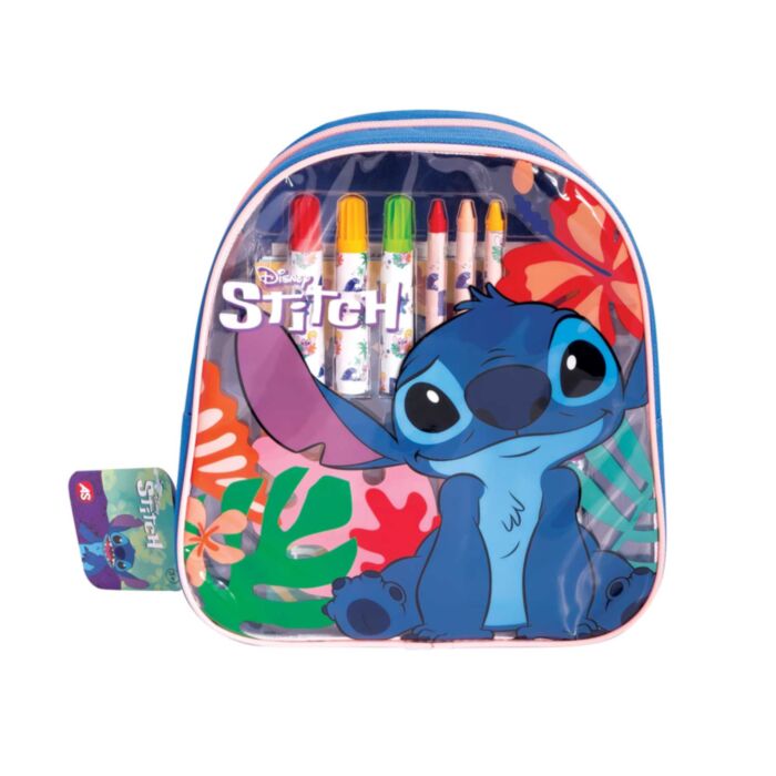 AS Drawing Set In Backpack Disney Stitch For Ages 3+