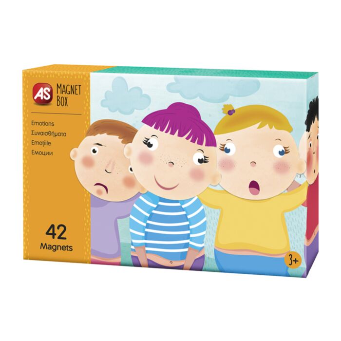 AS Magnet Box Feelings 42 Educational Paper Magnets For Ages 3+