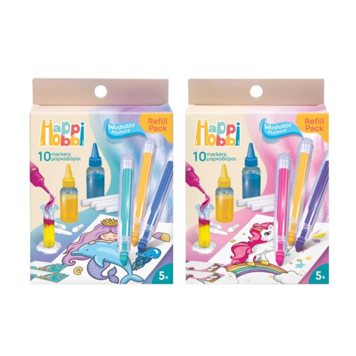 HappiHobbi Refill Pack for Markers Workshop For Ages 5+