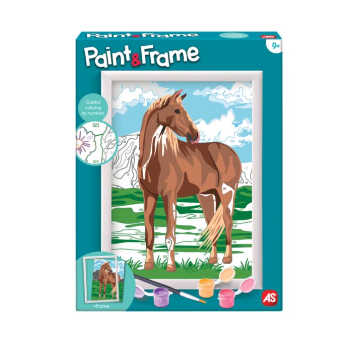 Paint & Frame Ζωγραφίζω Με Αριθμούς Wild Horse Για Ηλικίες 9+ Χρονών