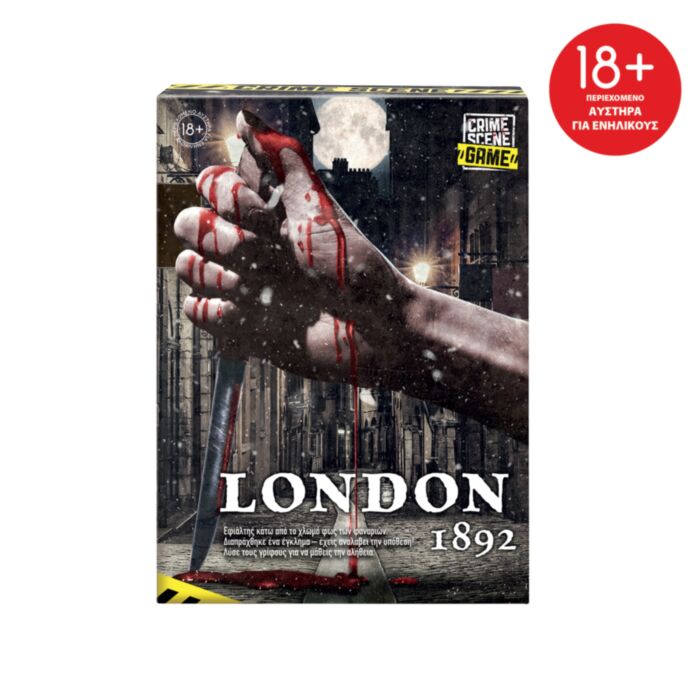 AS Games Board Game Crime Scene London 1892 For Ages 18+ And 1+ Players