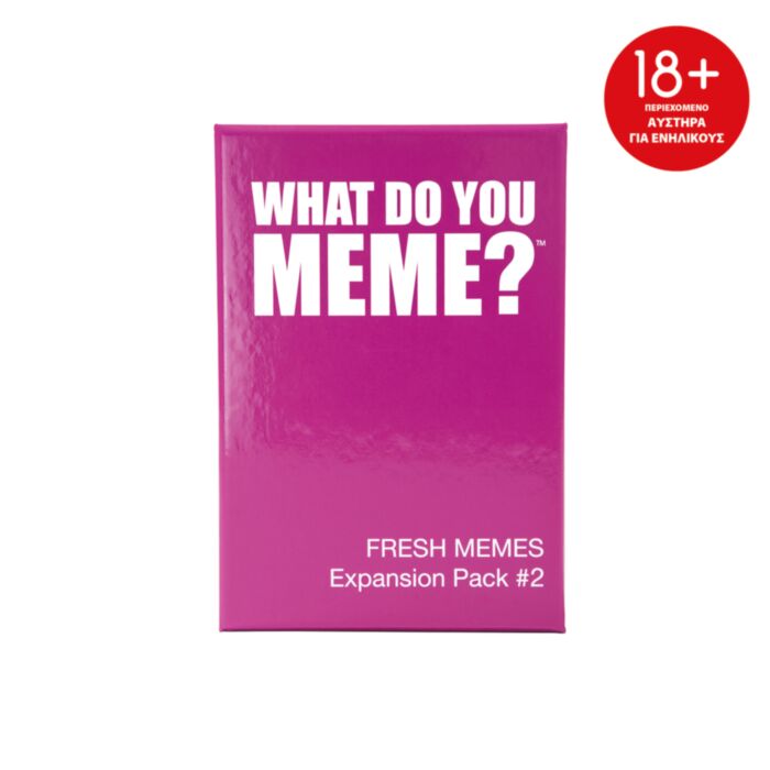 AS Games Board Game What Do You Meme? Fresh Memes 2 Expansion Pack For Ages 18+