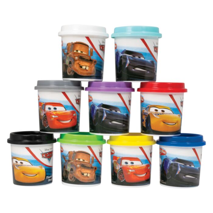 AS Πλαστελίνη Disney Cars Βαζάκι Με Καπάκι Καλουπάκι 114gr Για 3+ Χρονών