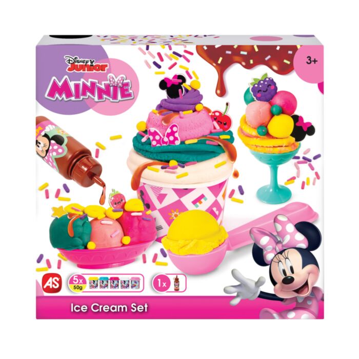 AS Dough Disney Minnie Make Ice Cream With Syrup And Sprinkles 250gr For Ages 3+