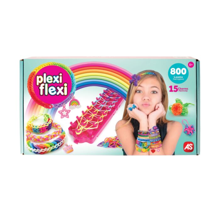 AS Plexi Flexi Weaver With 800 Looms & 15 Charms For Ages 5+