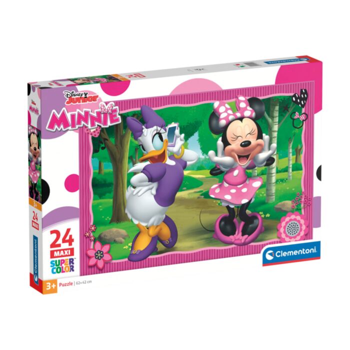 Clementoni Kids Puzzle Maxi Supercolor Disney Minnie 24 pcs