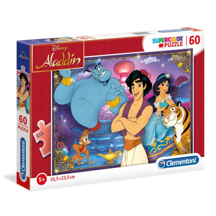 Clementoni Παιδικό Παζλ Super Color Aladdin 60 τμχ