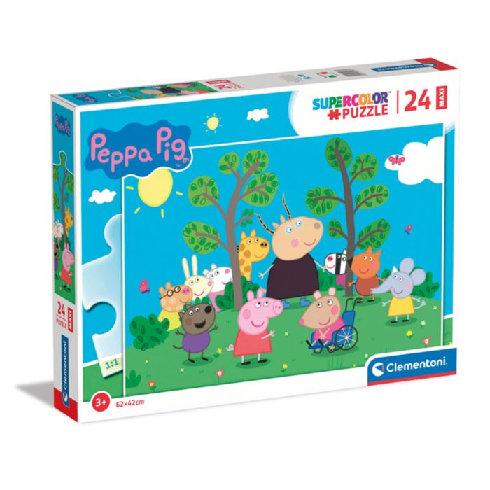 Clementoni Παιδικό Παζλ Maxi Supercolor Peppa Pig 24 τμχ