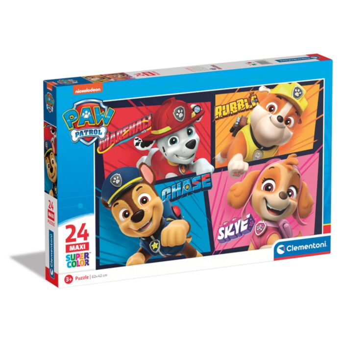 Clementoni Παιδικό Παζλ Maxi Supercolor Nickelodeon Paw Patrol 24 τμχ