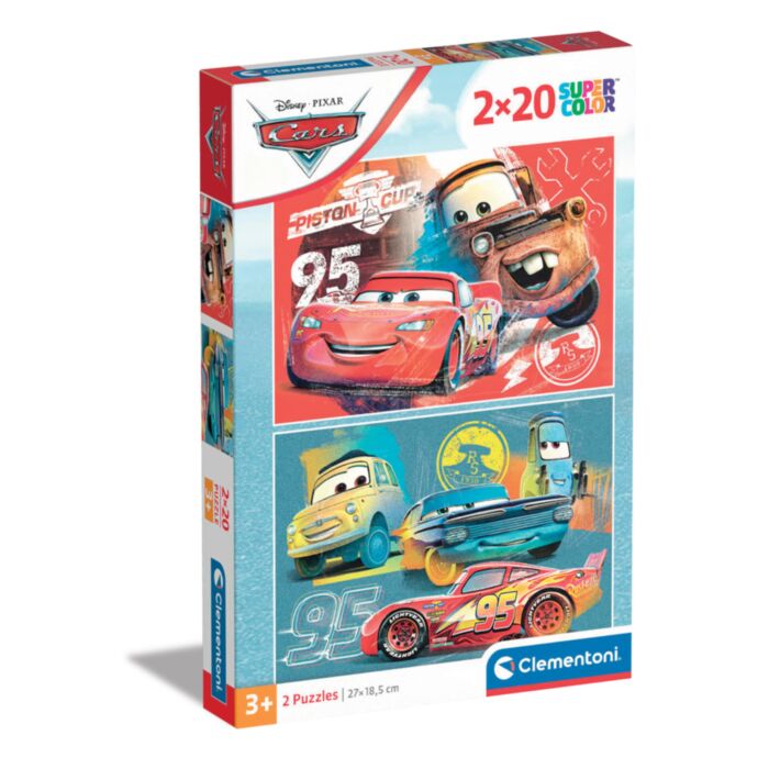 Clementoni Παιδικό Παζλ Super Color Disney Cars 2x20 τμχ