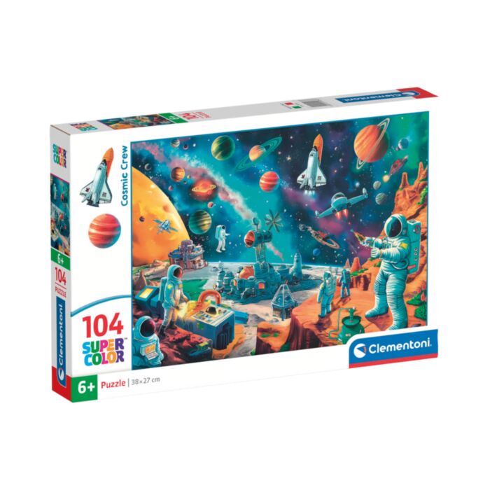 Clementoni Kids Puzzle Super Color Cosmic Crew 104 pcs