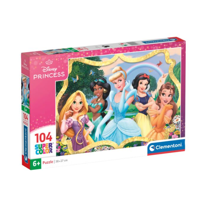 Clementoni Kids Puzzle Super Color Disney Prinncess 104 pcs