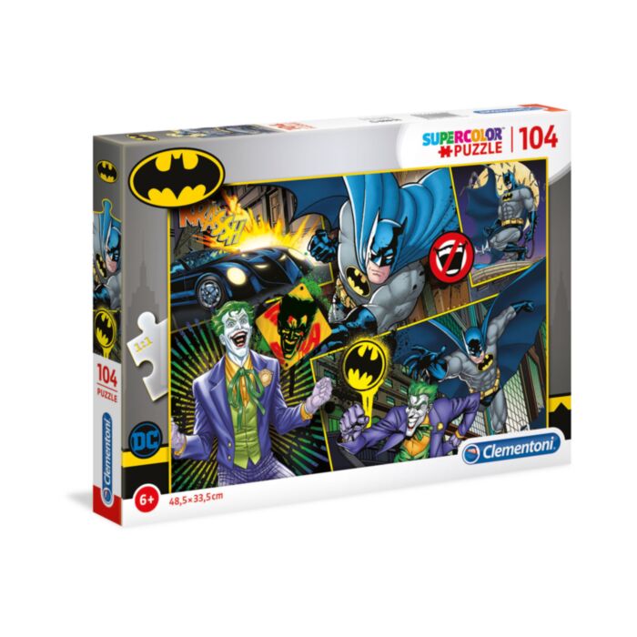 Clementoni Kids Puzzle Super Color Batman 104 pcs