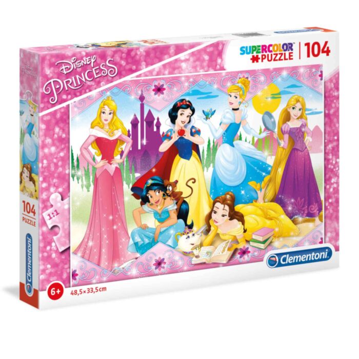 Clementoni Kids Puzzle Super Color Princess 104 pcs