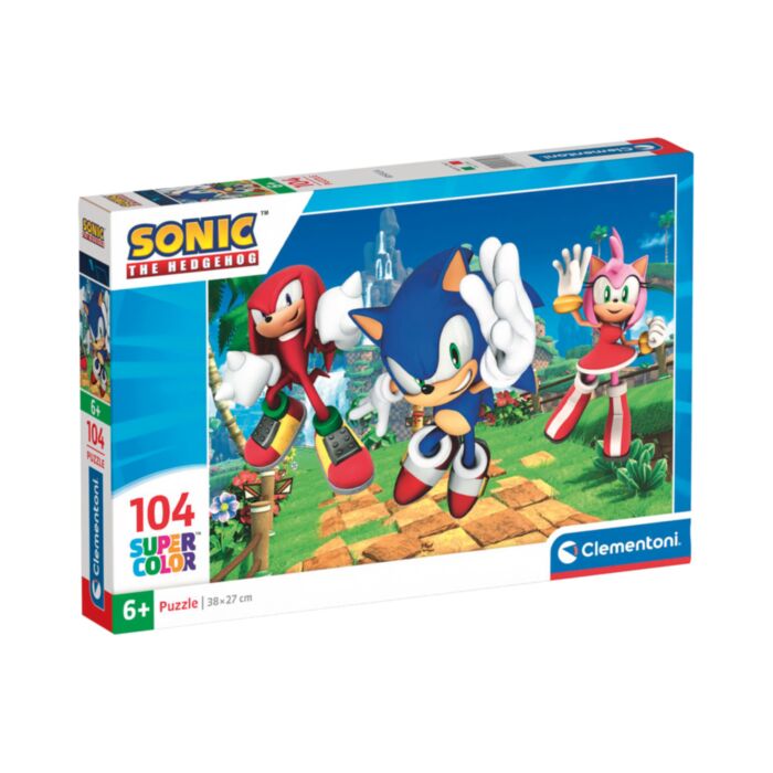 Clementoni Kids Puzzle Super Color Sonic 104 pcs