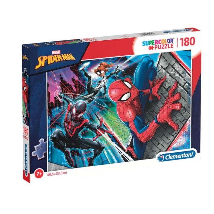 Clementoni Kids Puzzle Supercolor Marvel SpiderMan 180 pcs