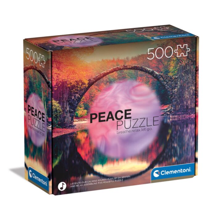 Clementoni Παζλ Peace Puzzles Mindful Reflection 500 τμχ