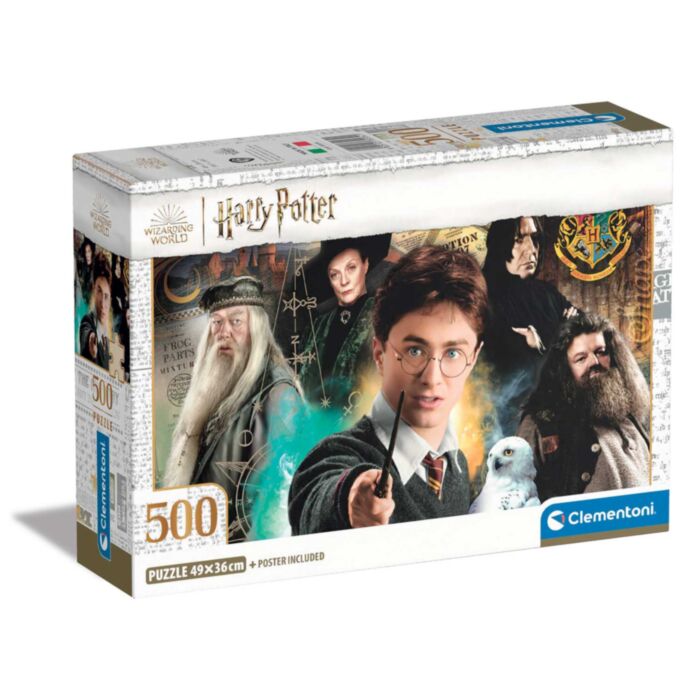 Clementoni Puzzle Harry Potter 500 pcs - Compact Box