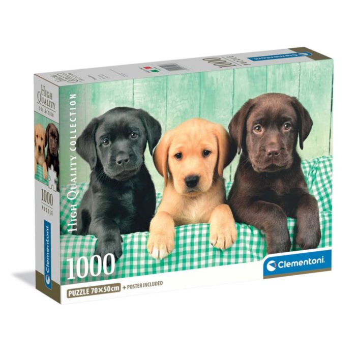Clementoni Puzzle High Quality Collection Three Labs 1000 pcs - Compact Box