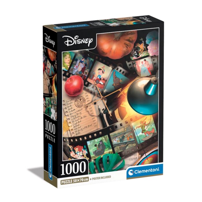 Clementoni Παζλ High Quality Collection Disney Classic Movies 1000 τμχ - Compact Box