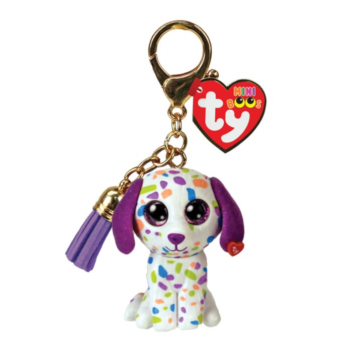 TY Mini Boos Clip Darling Dog Multicolor