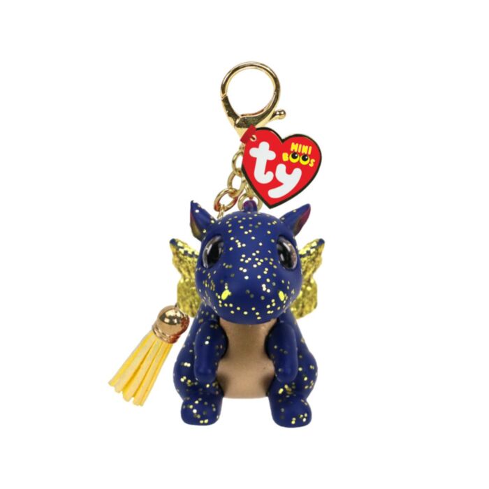 TY Mini Boos Clip Saffire Dragon Blue