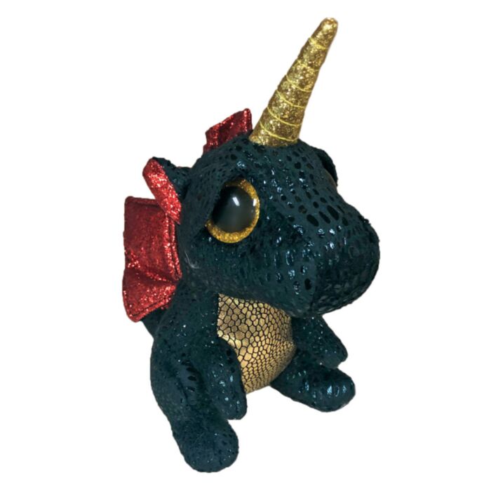 TY Beanie Boos Grindal Plush Dragon Unicorn Multicolor 15cm