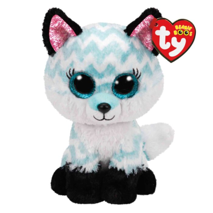 TY Beanie Boos Atlas Χνουδωτό Αλεπού Τιρκουάζ 15εκ