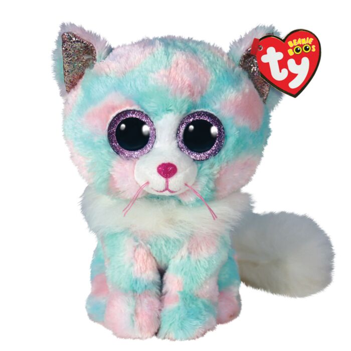 TY Beanie Boos Opal Plush Kitty Pastel 15cm