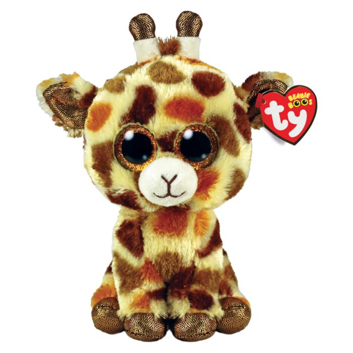 TY Beanie Boos Stilts Plush Giraffe Multicolor 15cm