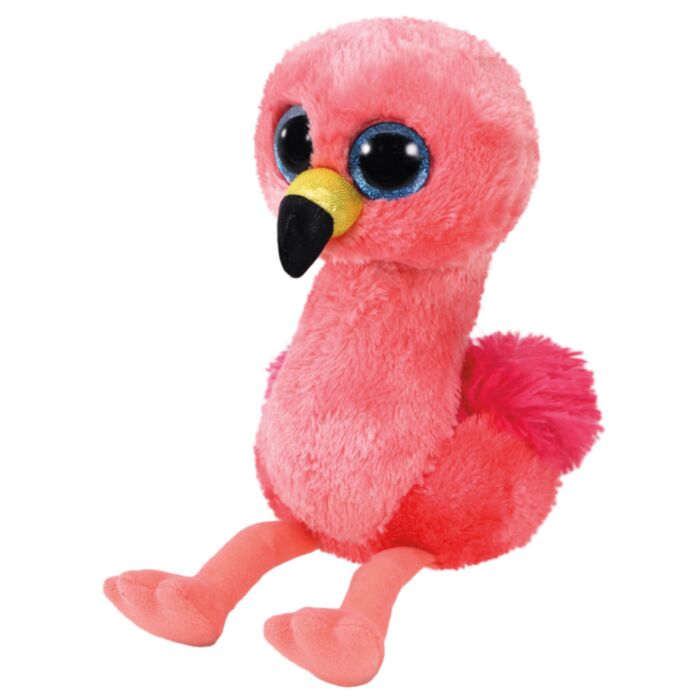 TY Beanie Boos Gilda Plush Flamingos Pink 15cm