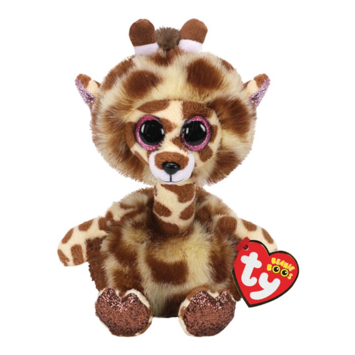 TY Beanie Boos Gertie Plush Leopard Brown And Yellow 23cm