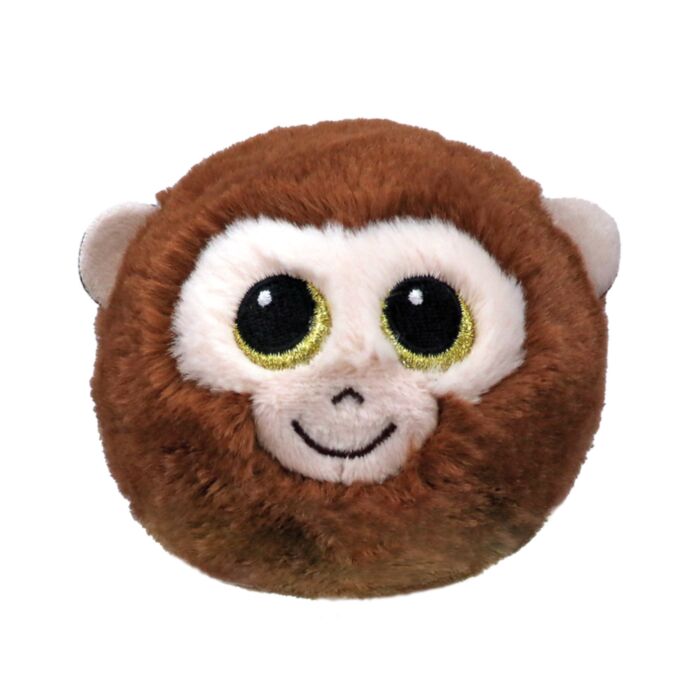 TY Beanie Bouncers Banana Plush Bounce Ball Monkey Brown