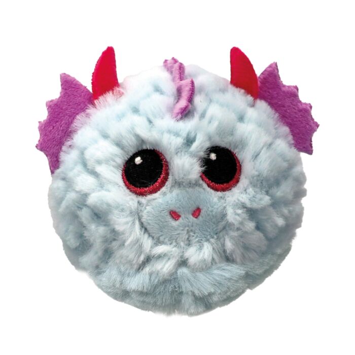 TY Beanie Bouncers Mystic Plush Bounce Ball Dragon Blue