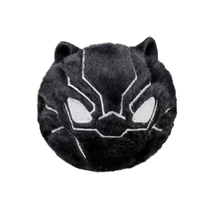TY Beanie Bouncers Marvel Black Panther Plush Bounce Ball Black