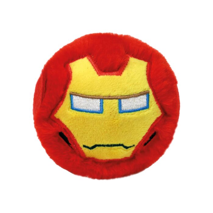 TY Beanie Bouncers Marvel Iron Man Plush Bounce Ball Red