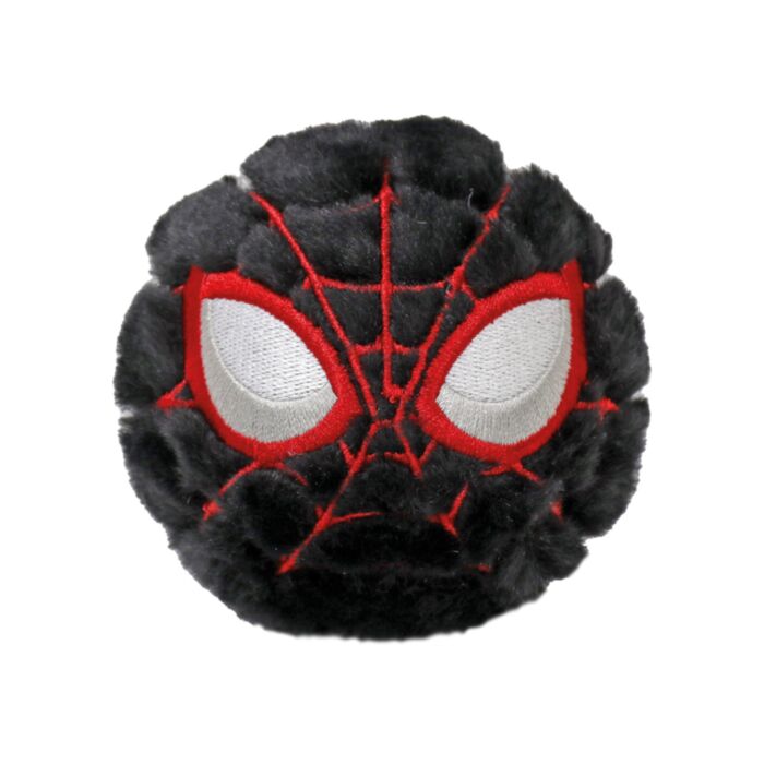 TY Beanie Bouncers Marvel Miles Morales Plush Bounce Ball Black
