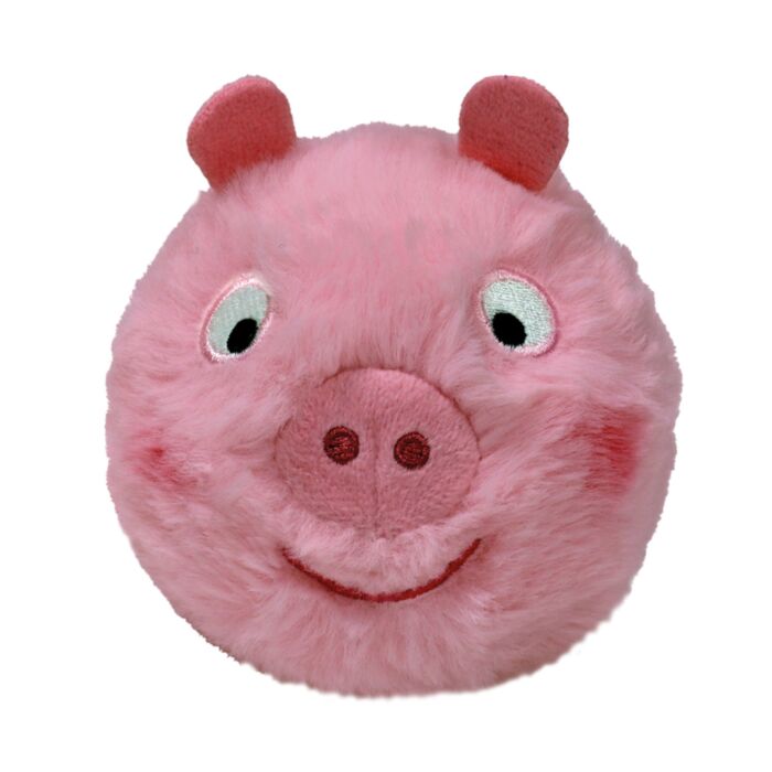 TY Beanie Bouncers Peppa Pig Plush Bounce Ball Pink